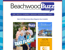 Tablet Screenshot of beachwoodbuzzmag.com